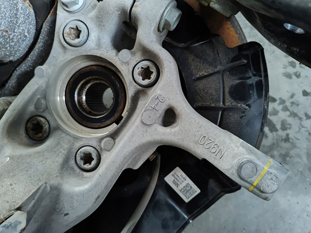 фото №9, Hyundai tucson iv 21- амортизатор поворотний кулак важіль правий лівий 2.5 usa 4x4