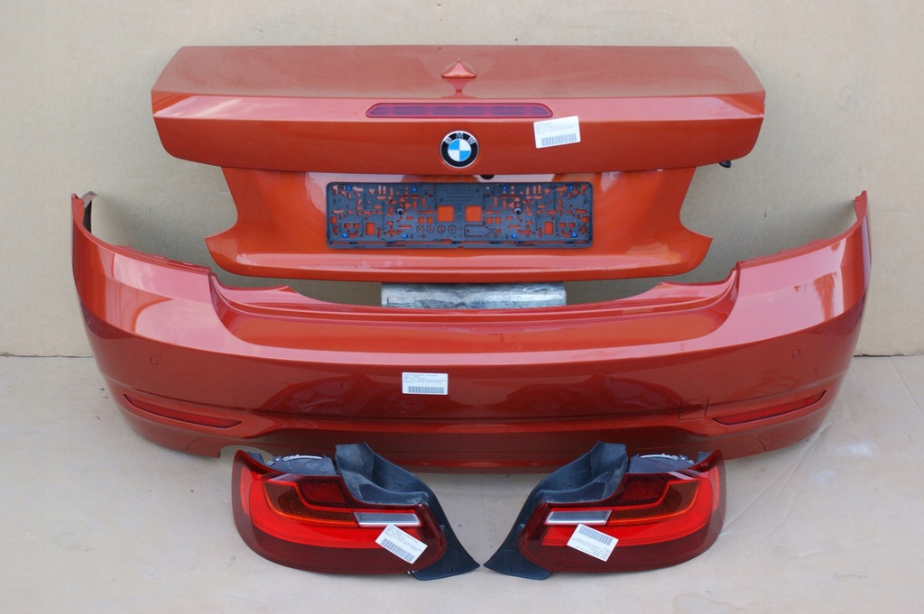 фото №1, Bmw 2 f23 cabriolet крышка багажника задняя бампер orange b44