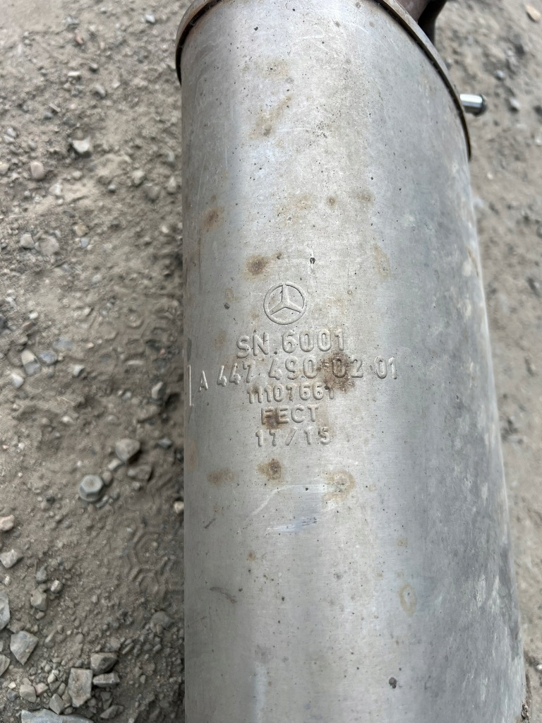 фото №7, Выхлоп гаситель mercedes v klasa w447 a4474900201