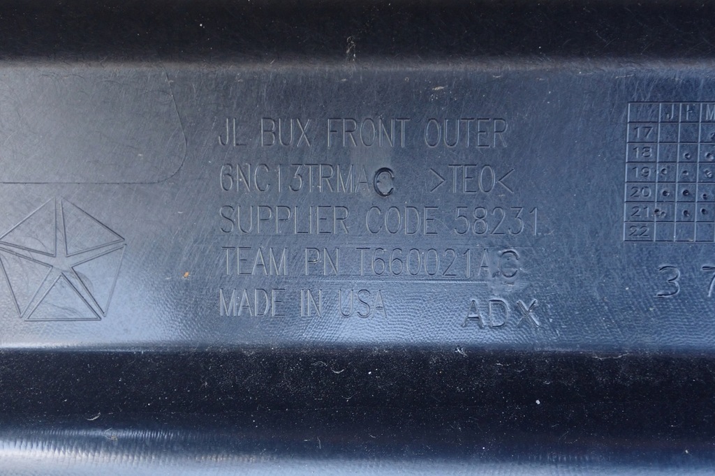 фото №11, Jeep wrangler бампер jl перед передний 6nc13trmac pdc