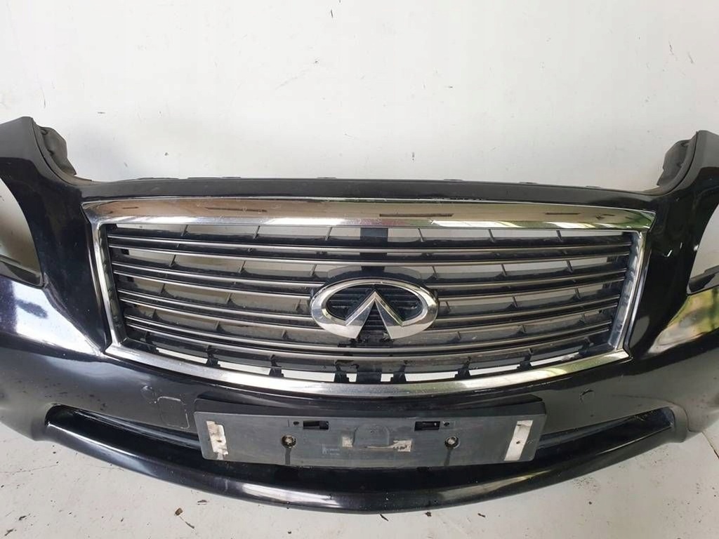 фото №12, Infiniti m iv m30 10-13r бампер перед решётка радиатора датчики решётка радиатора противотуманные фары kpl