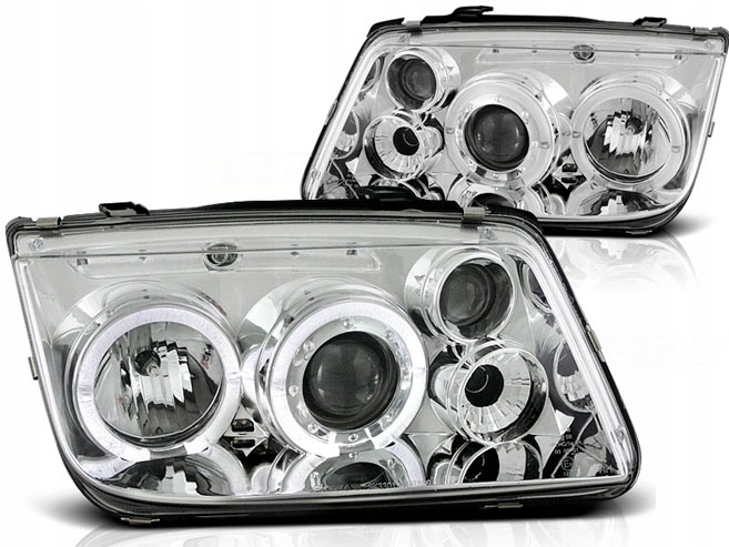 Купить Фонари vw bora 98-05r кольца angel eyes led хром