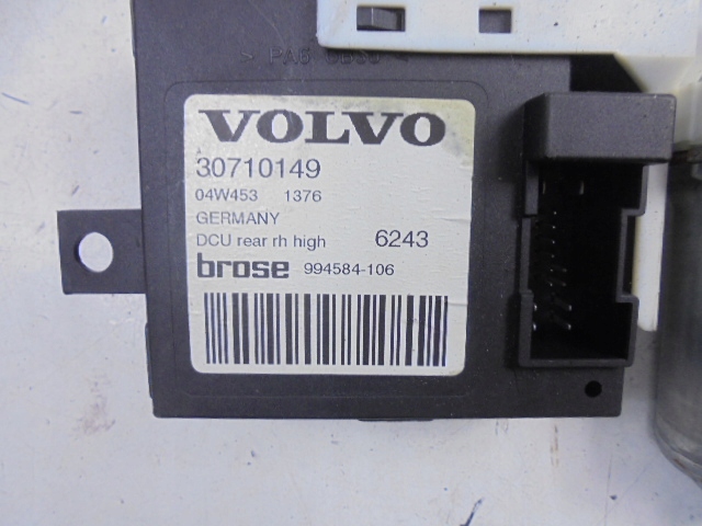 фото №8, Volvo v50 двигун підйомника скло задня правий 04-07 30710149