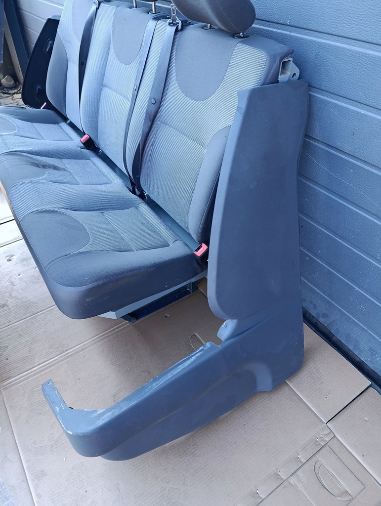 фото №8, Peugeot expert ii 2 сидіння заднє сидіння лавка кріплення комплект двокабінний