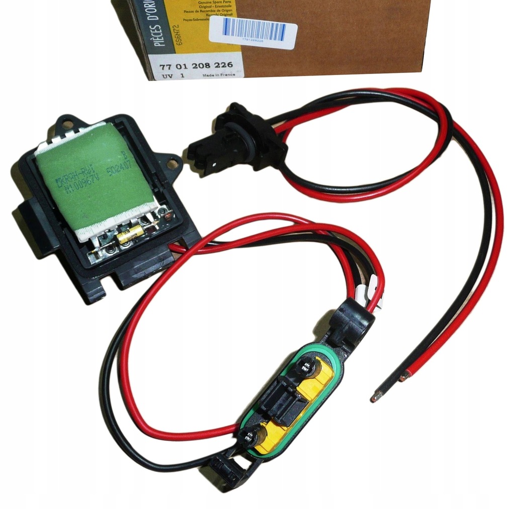 фото №1, Резистор вентилятор renault trafic ii 7701208226 org