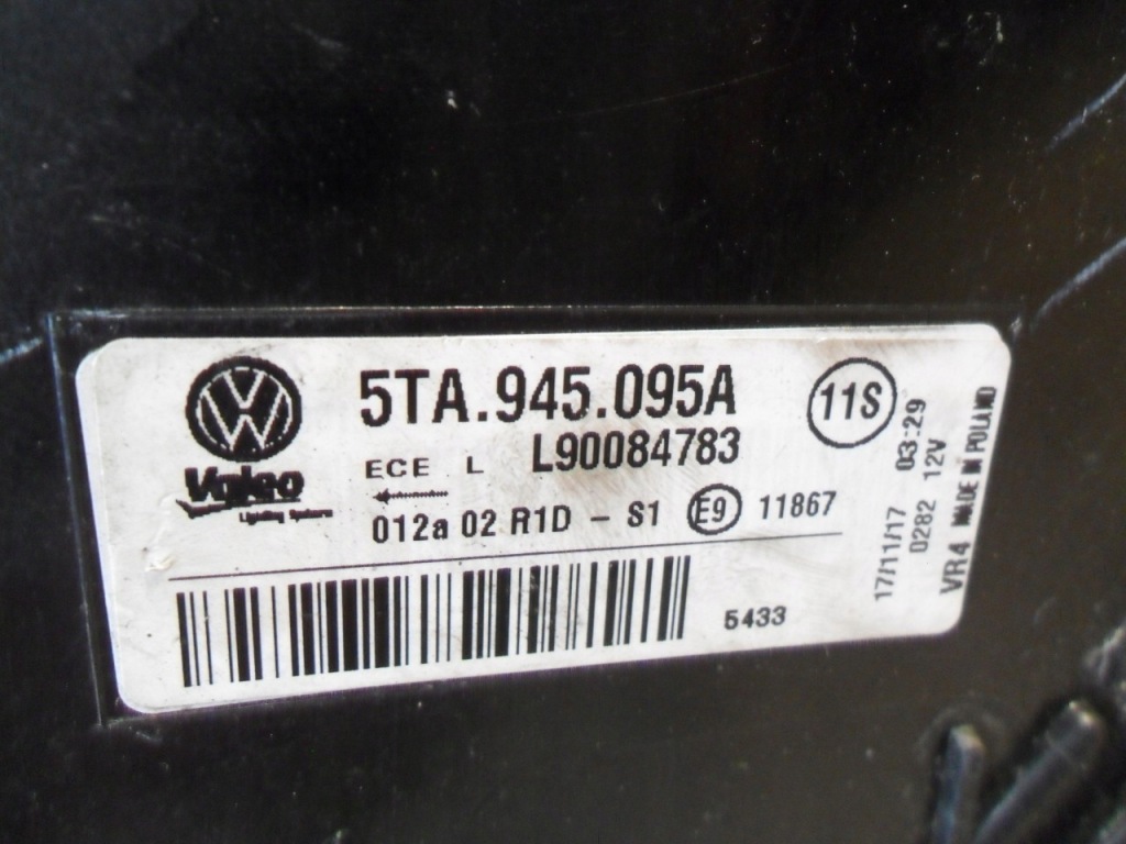 Лампа задняя задняя левая vw touran 15- 5ta945095a Доставка