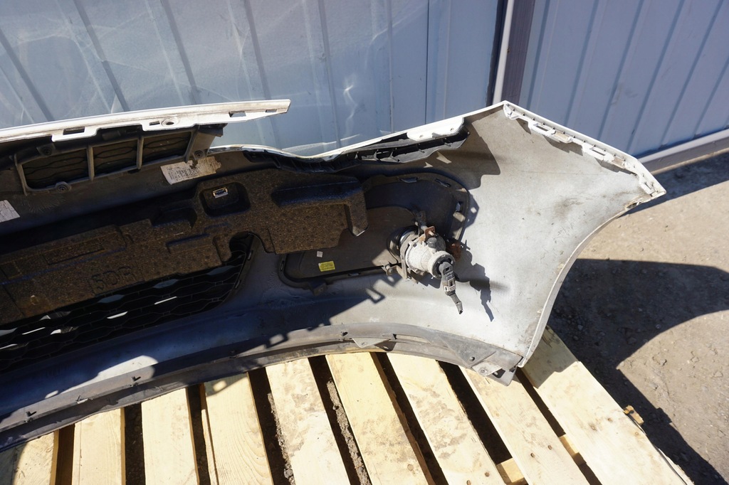 фото №12, Kia rio iii бампер передній білий ud 86511-1w200 решітка радіатора протитуманні фари 2015rok