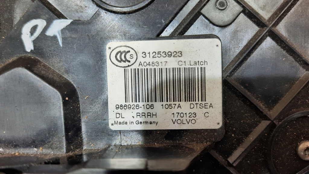 фото №5, Замок дверь правый задняя 31253923 volvo v70 xc70 s80