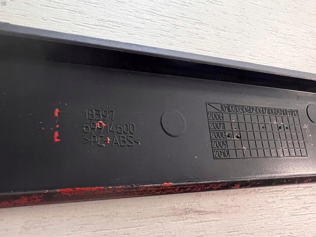 фото №14, Maserati granturismo m145 07-19 молдинг dekor обивка дверь левая перед