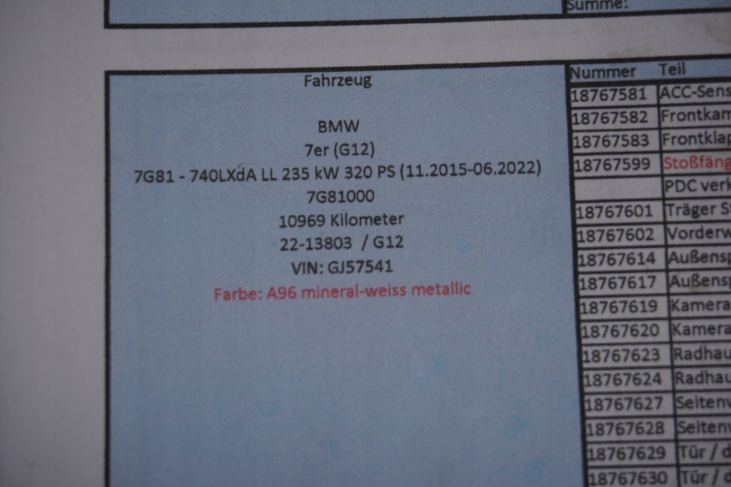 Підрамник балка задній bmw g30 g11 g12 6861096 10969km. Недорого