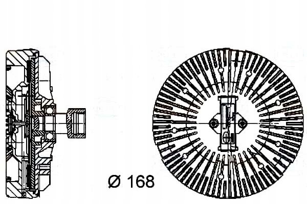 фото №1, Behr hella віскозна муфта зчеплення land rover range rover
