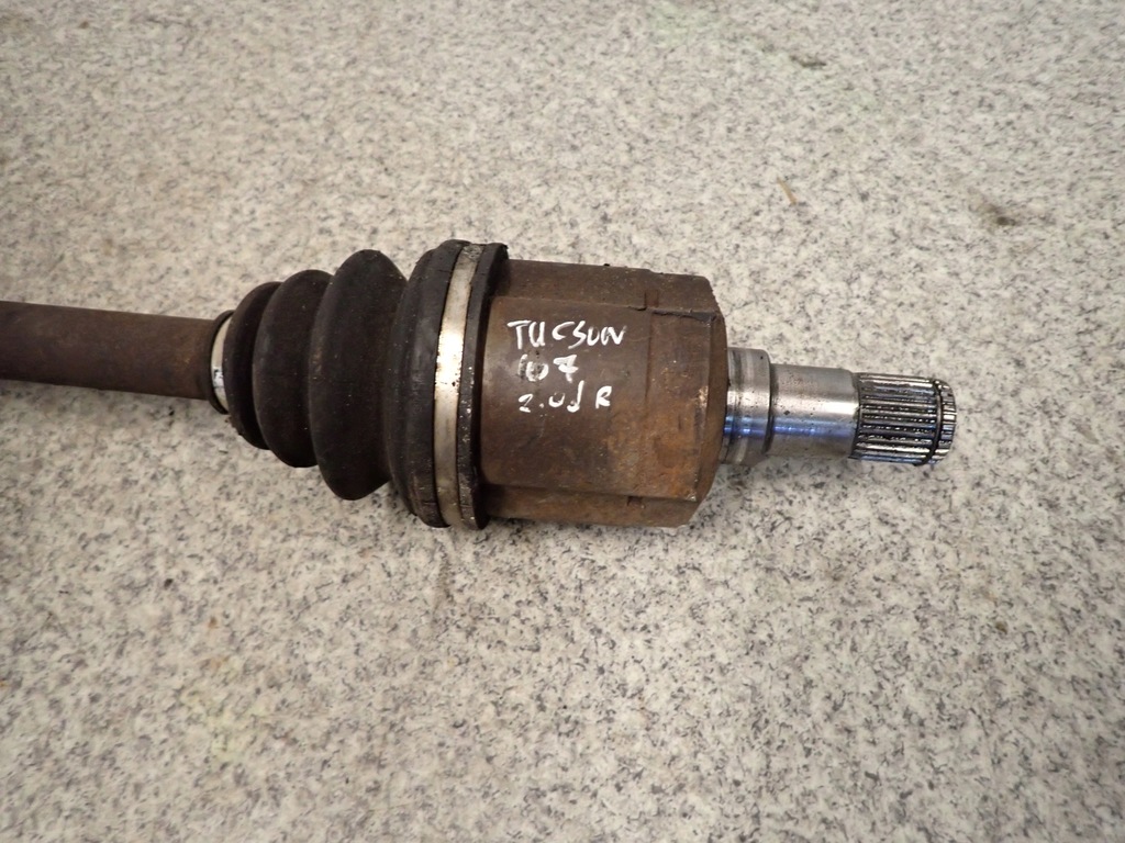 фото №4, Hyundai tucson 2.0 crdi 04- приводной вал передняя правая 2wd