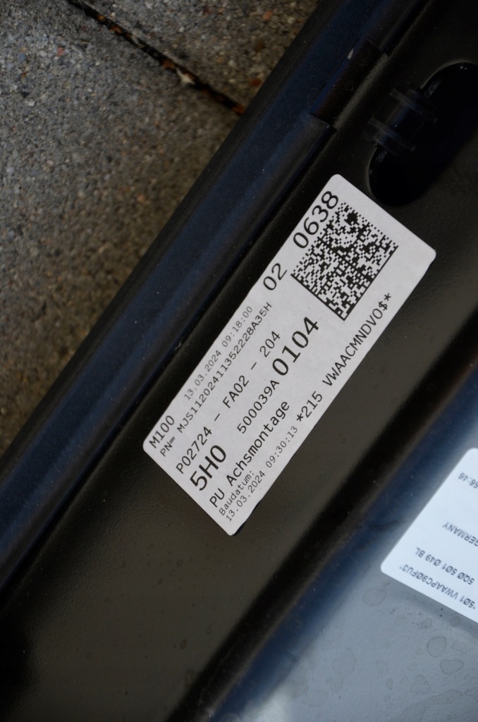 фото №11, Vw golf viii 8 комплектная балка подвеска задняя 5q0501049bl 24r.