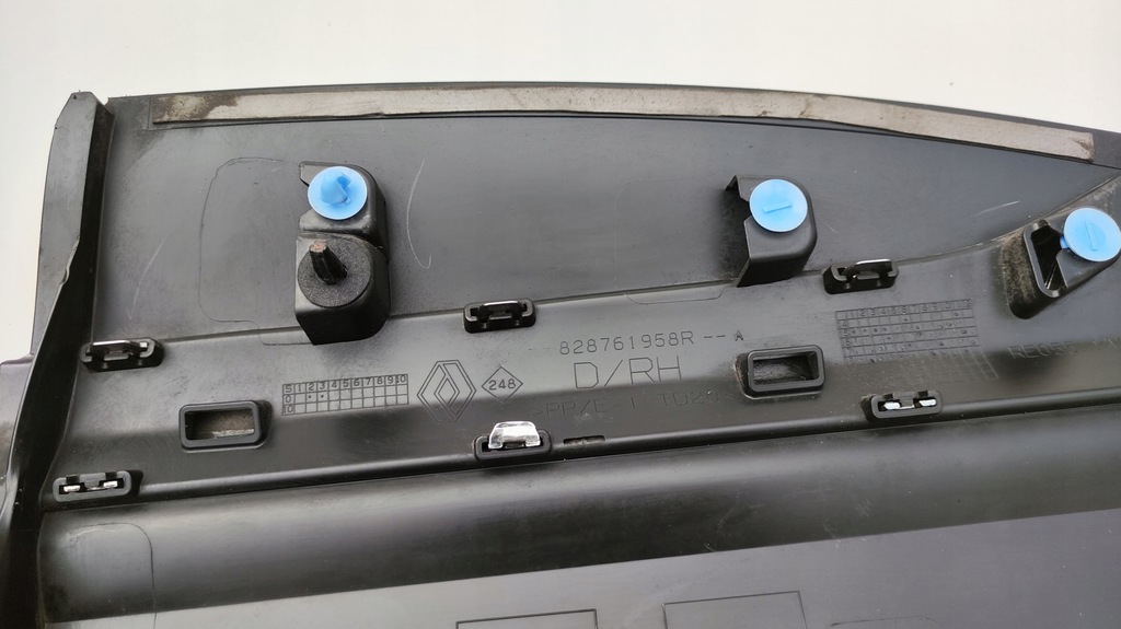 фото №9, Renault kadjar 15-22 молдинг дверь правый задняя задняя 828761958r ms/d02