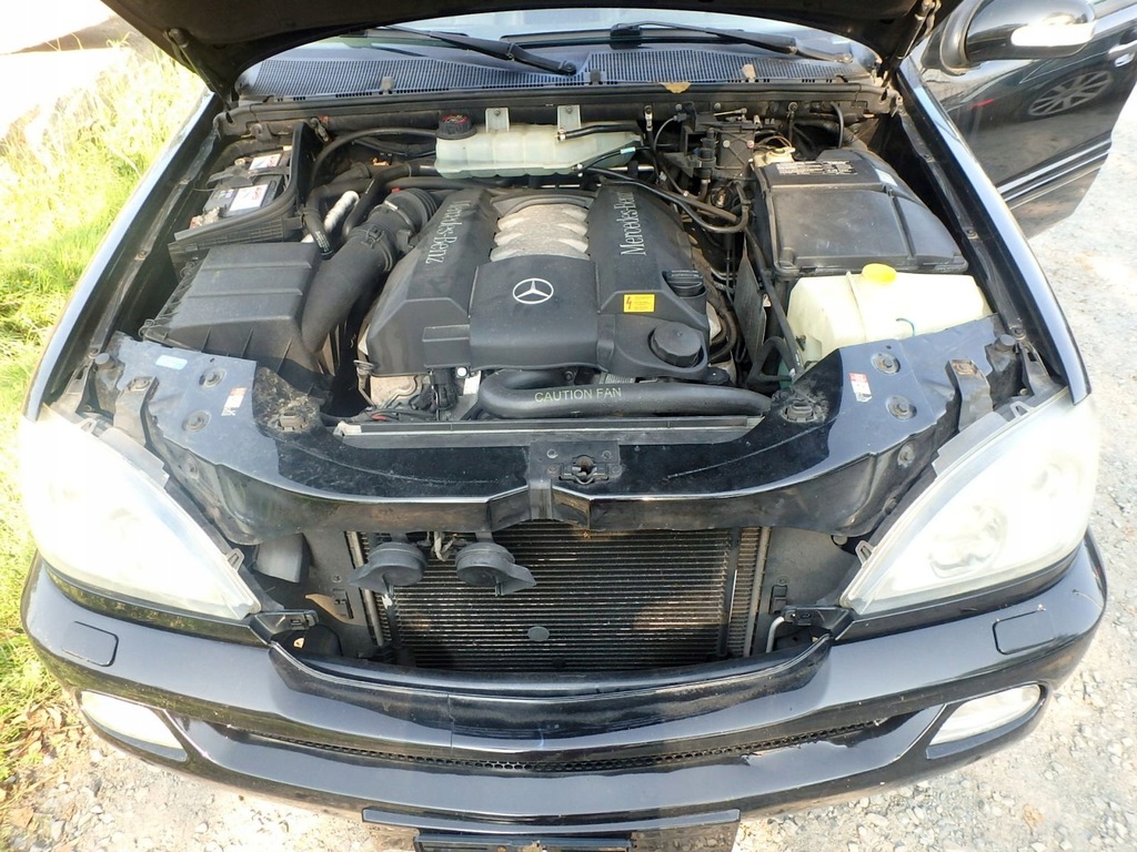 фото №8, Капот крыло бампер лампа фара pas передний mercedes ml w163 lift 01-