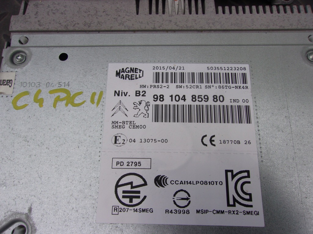 фото №2, C4 picasso ii 13-18r радио дисплей 9812720580