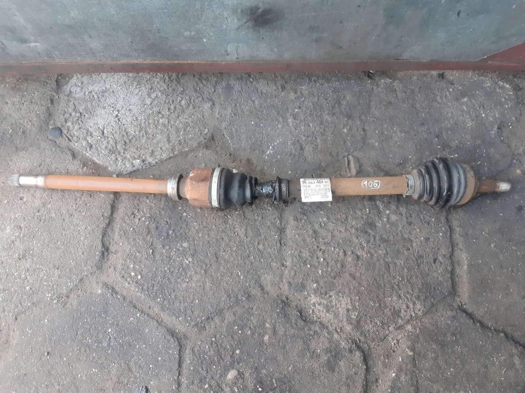 фото №1, Приводной вал правая 9686348480 peugeot 508 1.6hdi
