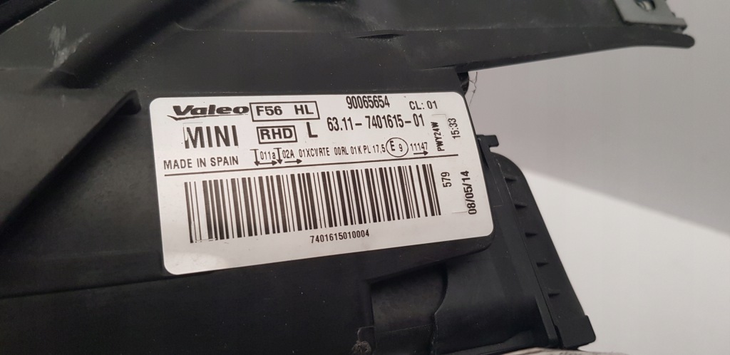 Лампа левая правая mini f54 f55 f56 f57 led uk rl rhd 7401616 7401615 czarna Киев