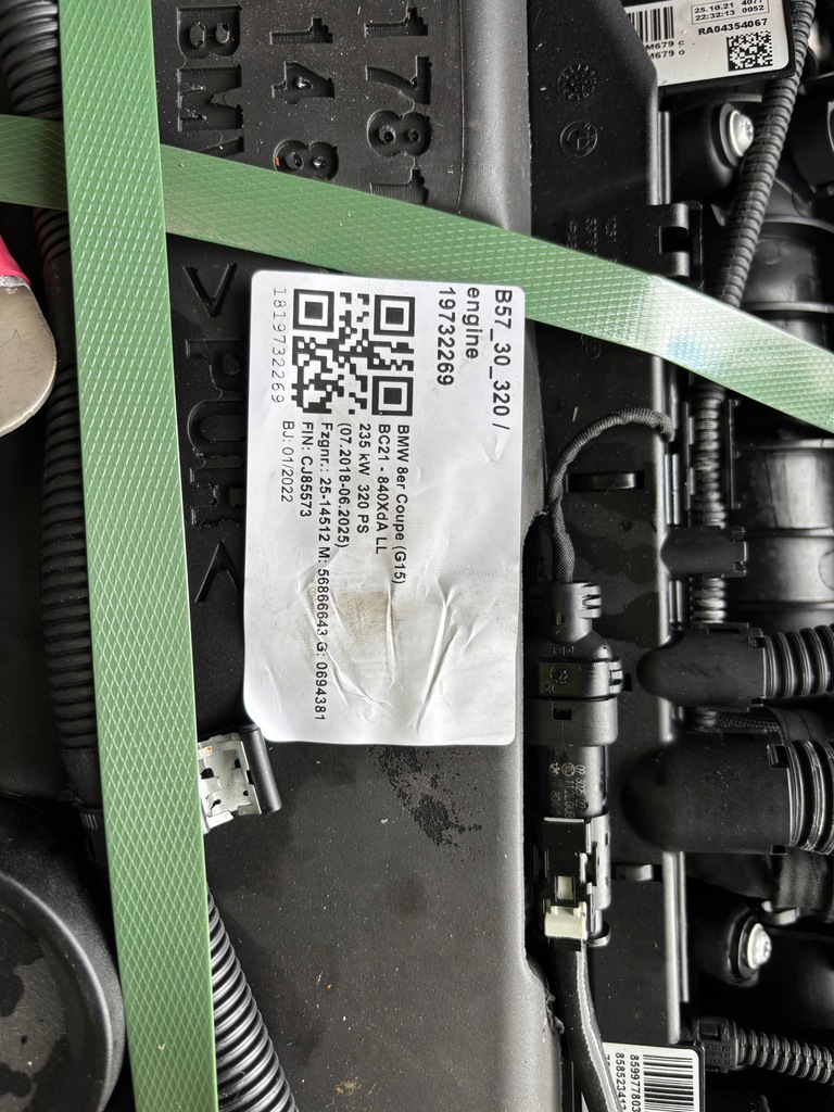 фото №16, Двигатель bmw 40d b57d30b 320km. demo 2016-2020 пробег do 50km.