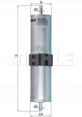 фото №2, Mahle kl 477 фільтр пального