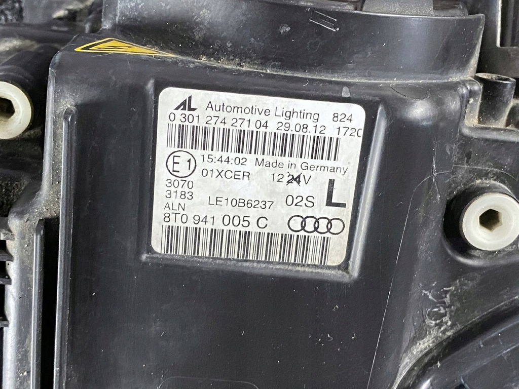 фото №8, Audi a5 8t lift лампа ксенон led некрутящаяся левая перед передняя 8t0941005c