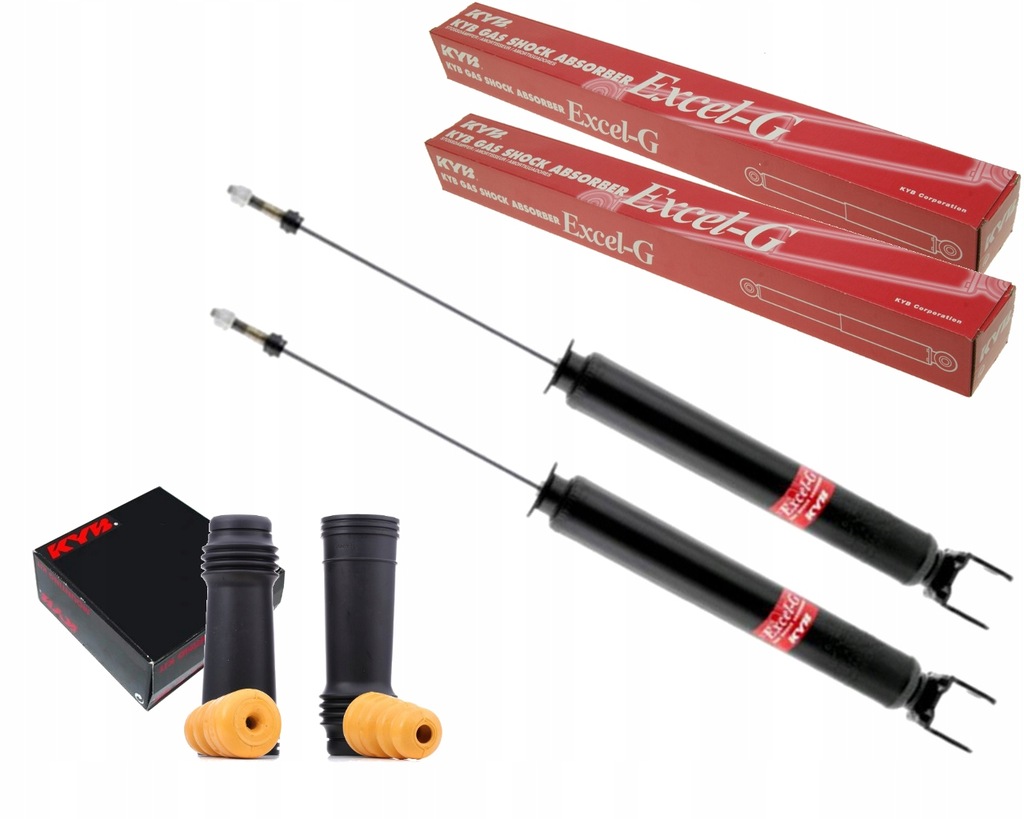 фото №1, Kyb 2x амортизаторы + защита i отбойники kia sportage sl 2wd hyundai ix35 задняя