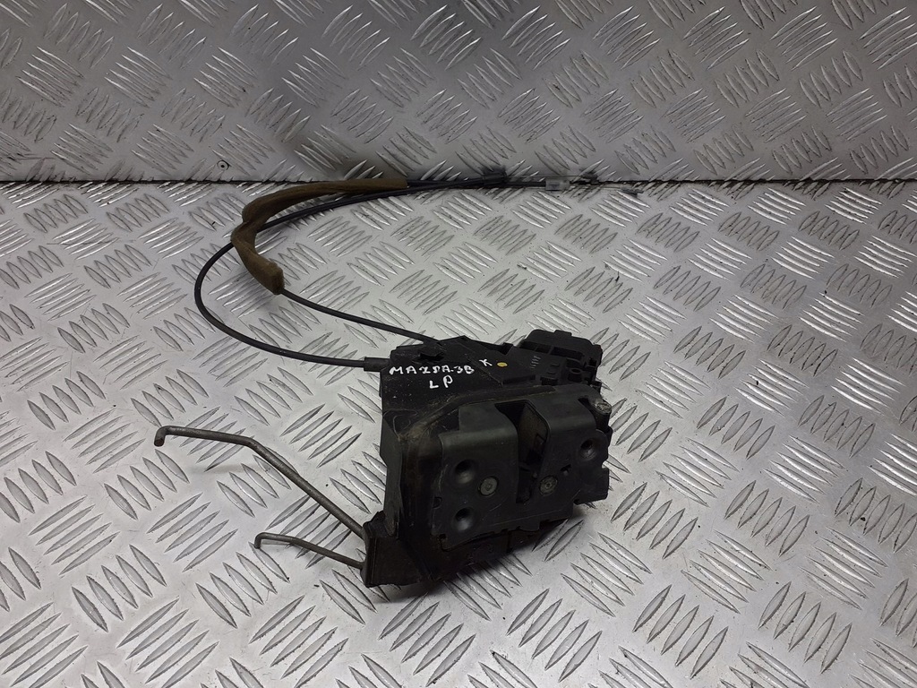 фото №1, Замок дверь левый перед mazda 3 bk 7pin