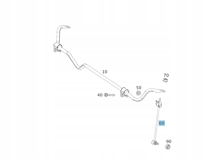 фото №1, Оригинальный соединитель стабилизатора правый задняя mercedes w217 w222