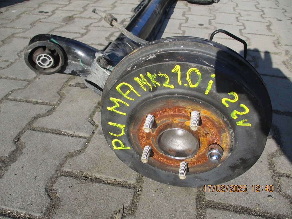 фото №7, Oś задняя ford puma ii 1,0i тормозные барабаны 22r