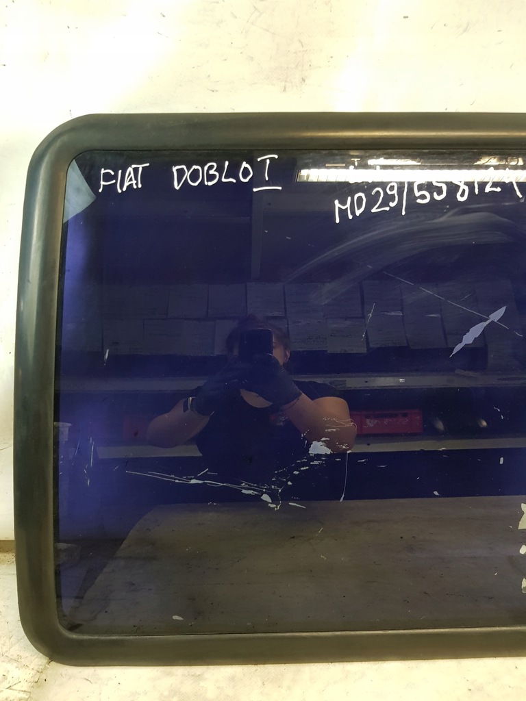 фото №10, Скло двері лівий задня fiat doblo i