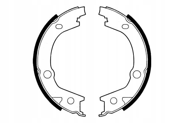 фото №1, Delphi ls2001 набір колодка гальмівних, гальмо стояночний