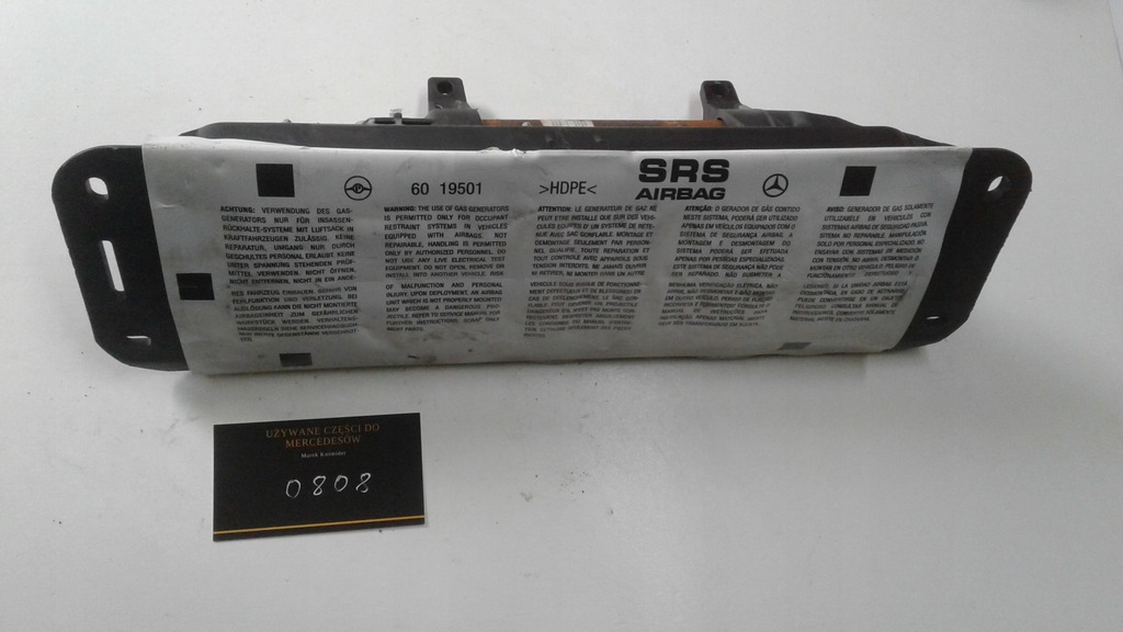 фото №1, Подушка пассажира подушка безопасности mercedes-benz оригинальный номер 1698600005