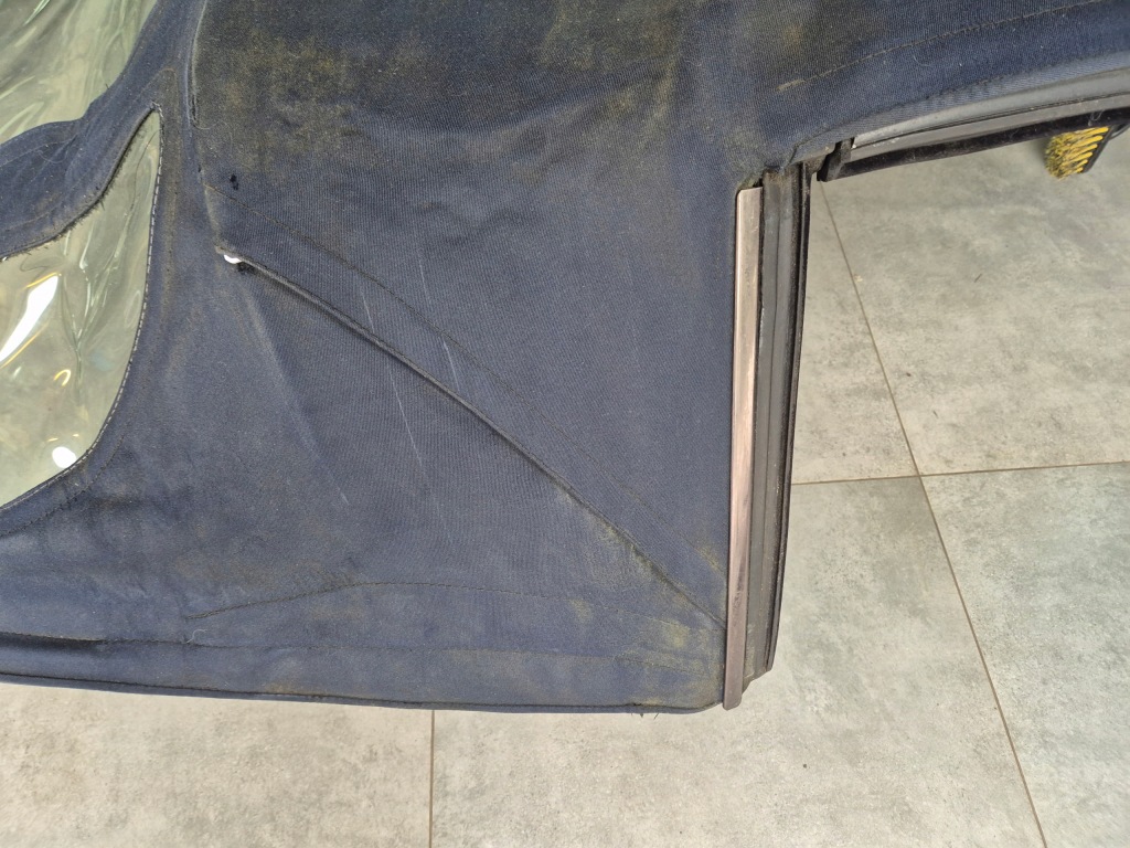 Дах м'який колір granatowy mercedes sl r129 Оригінал