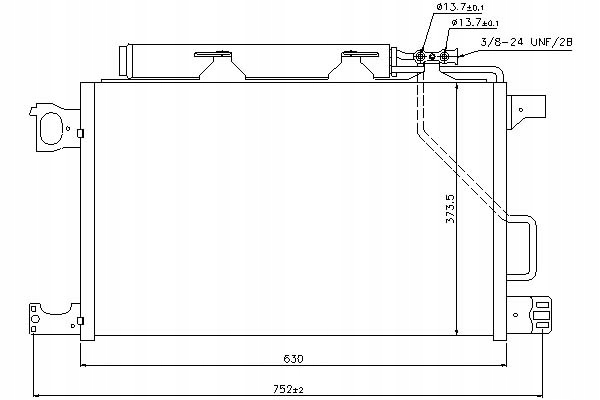 фото №1, Конденсатор кондиціонера mercedes c cl203 c t-mode