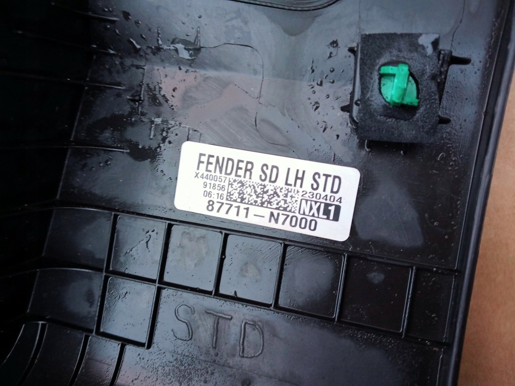 фото №11, Hyundai tucson iv левая молдинг крыла перед