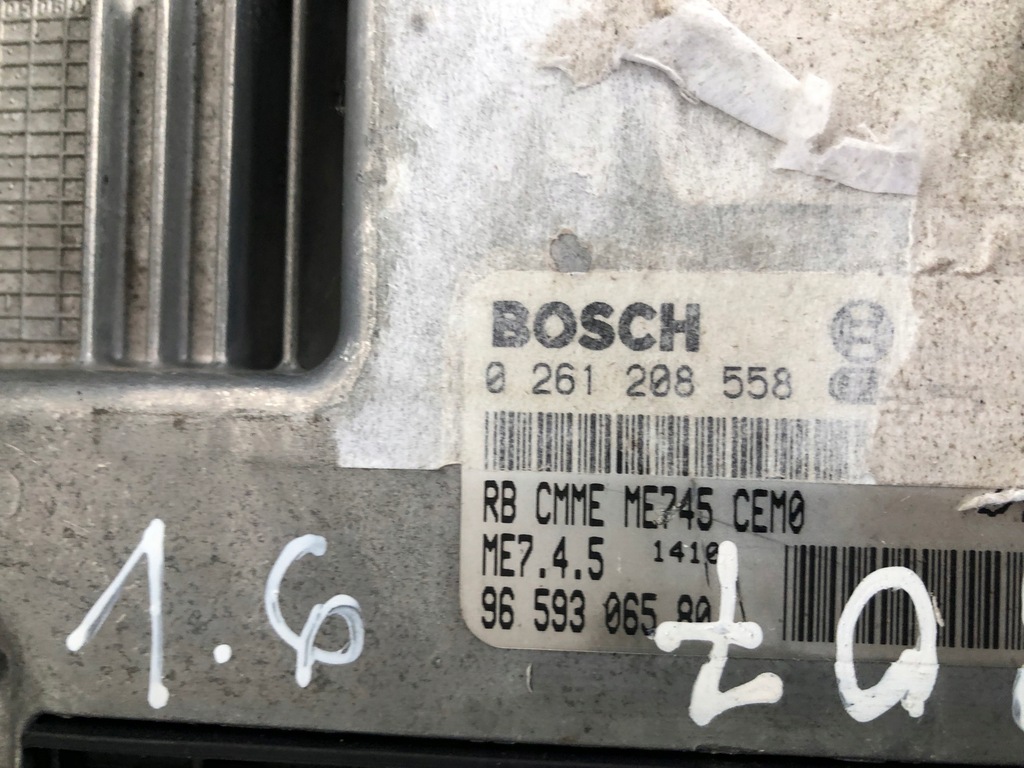 фото №6, Блок управления набор стартовый peugeot 307 lift 1.6 0261208558