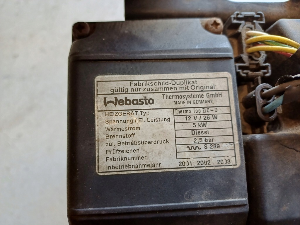 фото №6, Mazda mpv 2 ii 99-06 2.0d webasto 66724a