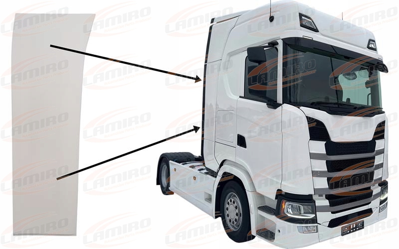 фото №3, Scania s r nowa покоління спойлер закабінний правий