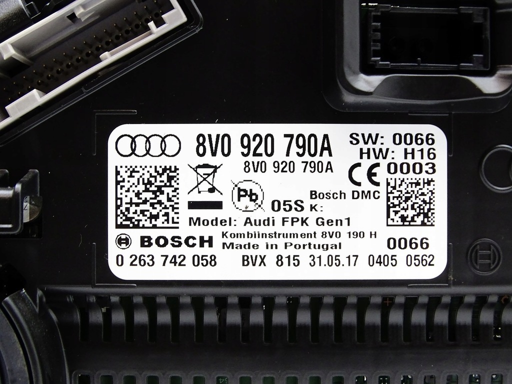 фото №9, Счетчик приборы digital виртуальный cockpit audi a3 rs3 8v lift 8v0920790a