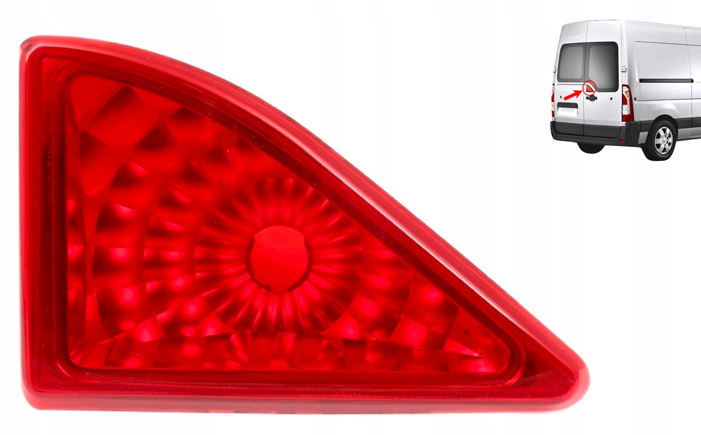 фото №1, Світло лампа стоп 3 лампа стоп renault master iii opel movano b 2010-