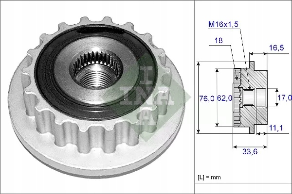 Купить Генератор - сцепление односторонний schaeffler ina 535 0118 10