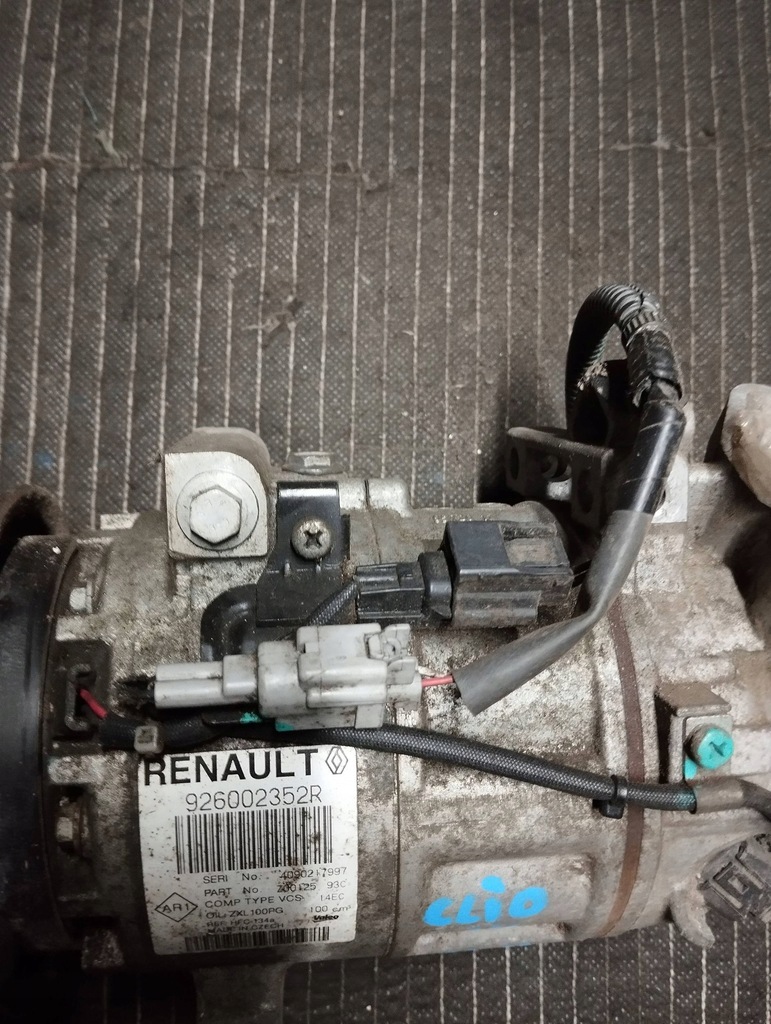 фото №2, Компрессор кондиционера renault clio iv captur i 926002352r