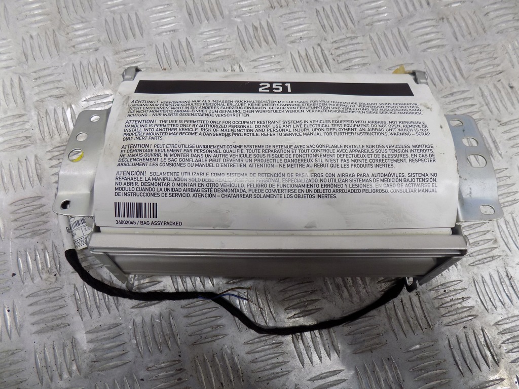 фото №1, Mercedes ml w164 подушка воздушная пассажира