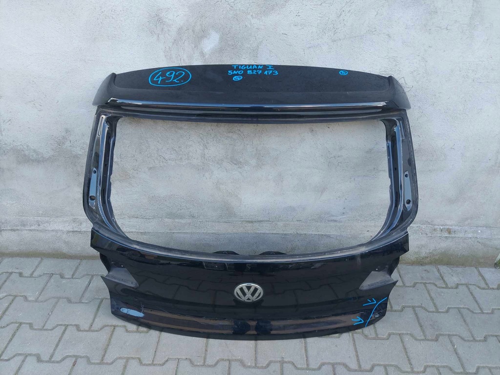 фото №1, Vw tiguan i r-line кришка багажника кришка багажника задня
