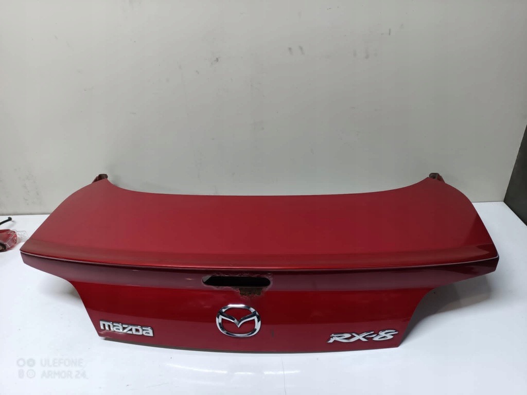 фото №1, Крышка багажника задняя mazda rx8 задняя rx-8 czerwona цвет 27a