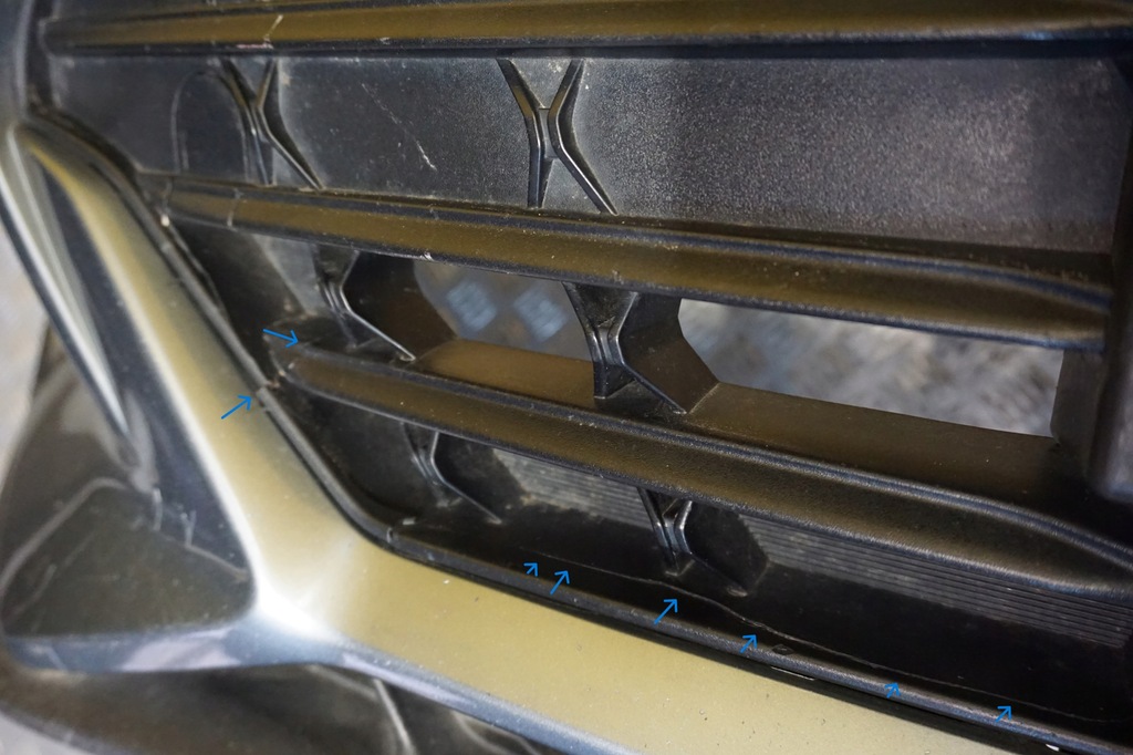 фото №10, Hyundai veloster 2019 - 2021 бампер перед передний решётка радиатора usa