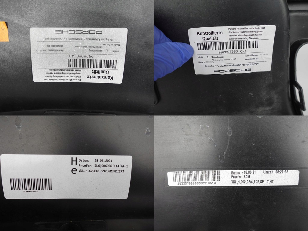 фото №16, Porsche 992 911 carrerra бампер задняя idealny 992807983