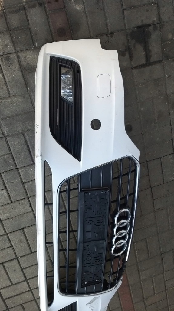 Бампер перед a4 b8 lift sprysk противотуманные фары решётки с Разборки