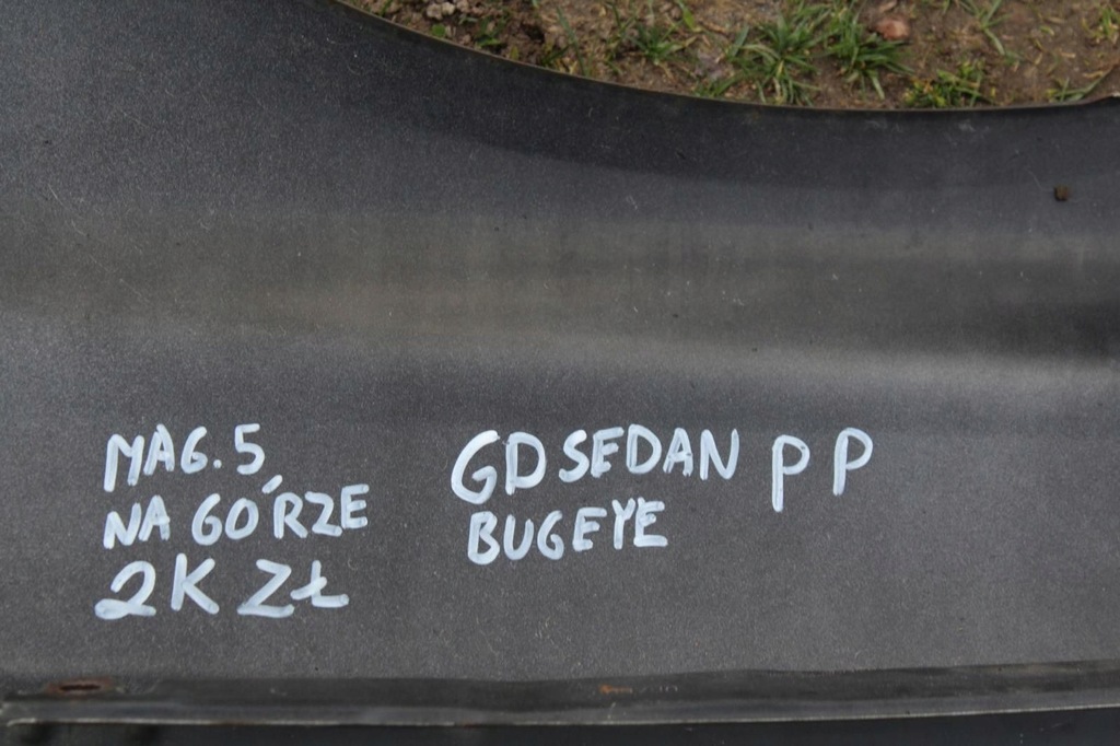 фото №10, Крила передній правий subaru impreza ii gd wrx 2.0t sedan 01-02