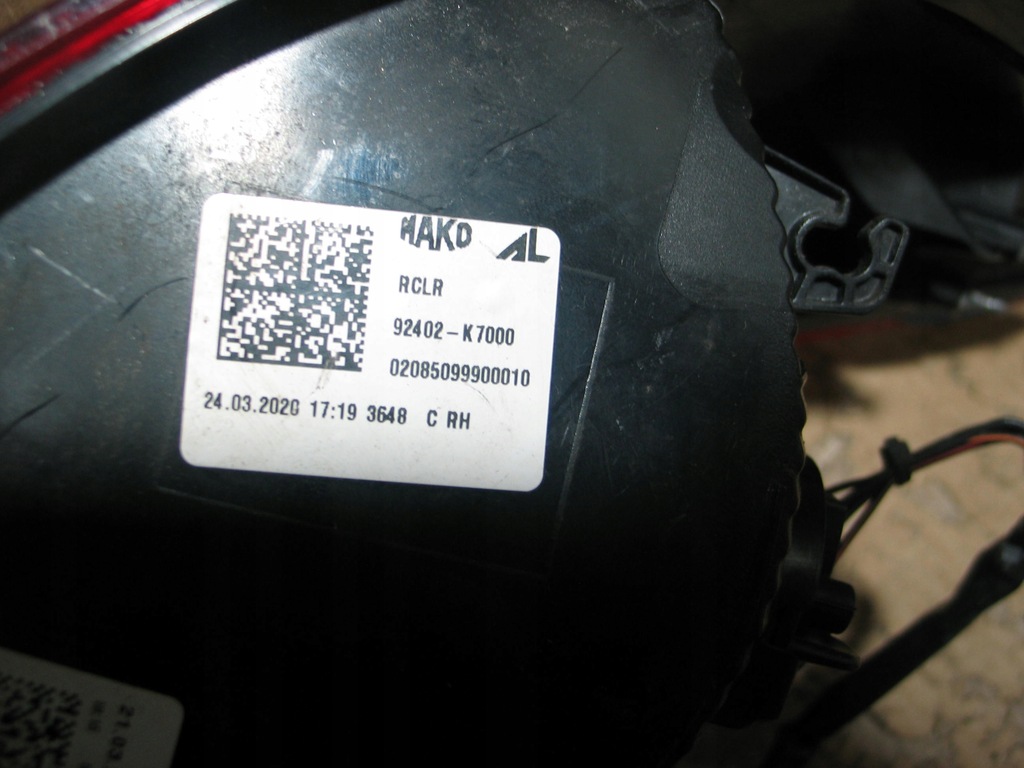 фото №14, Лампа правий задня задня hyundai i10 3 iii 19r.- 92402-k7000